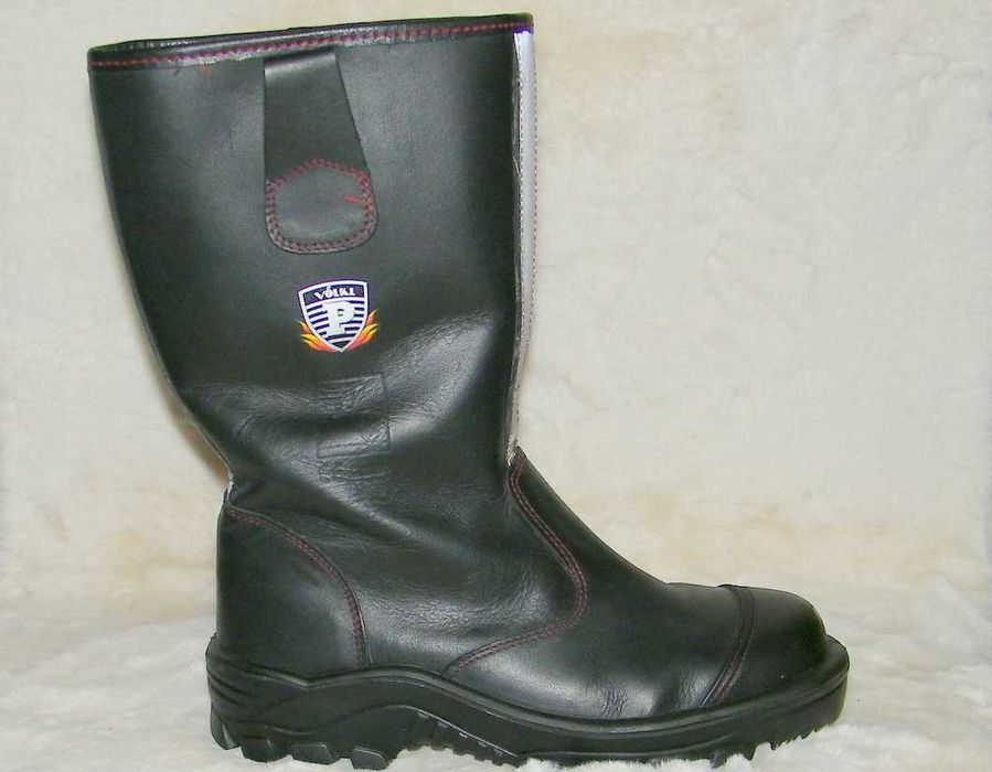 VÖLKL Leutnant - BUTY SKÓRA , STRAŻACKIE - rozm. 42 - Jak Nowe !!!