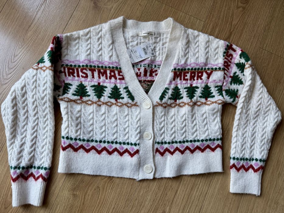 Sweter nowy  świąteczny rozm 152