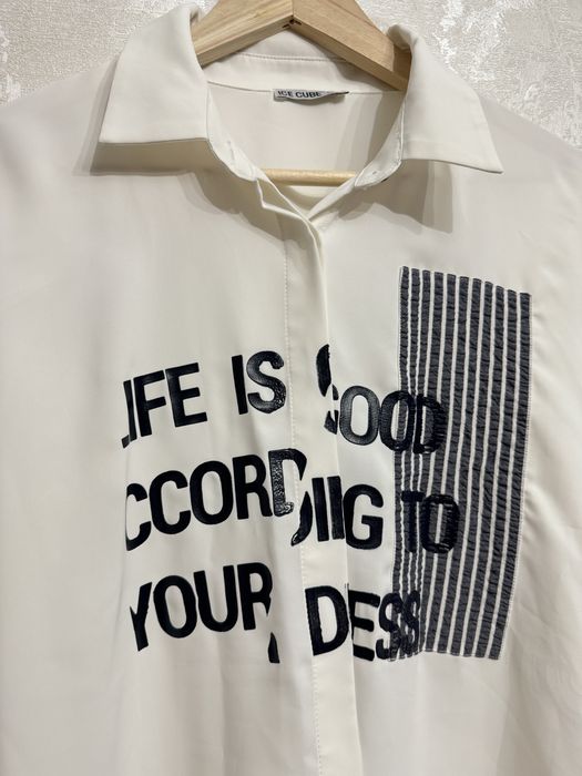 Рубашка блузка блуза шифонова