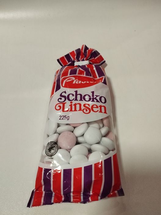 Cukierki miętowo czekoladowe 225 g schoko linsen