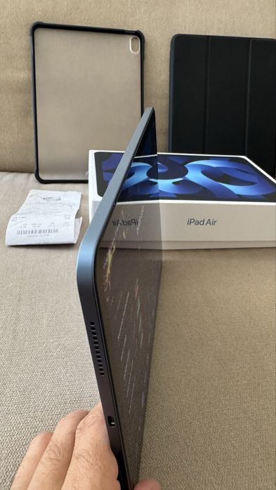 Ipad Air M1  10.9’’  azul com caixa e nota63825200250755122