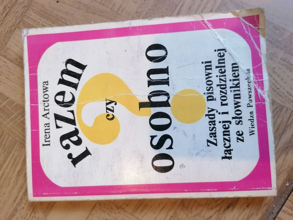 Razem czy osobno książka Irena Arctova Wiedza Powszechna