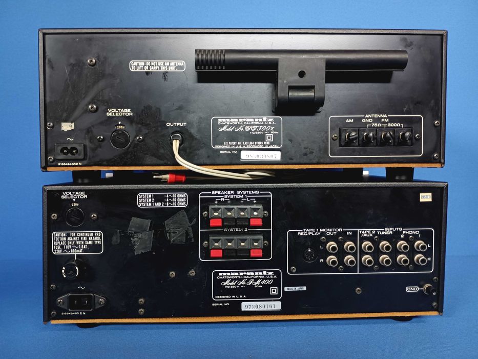 amplificador MARANTZ PM 400  + tuner MARANTZ ST 300L