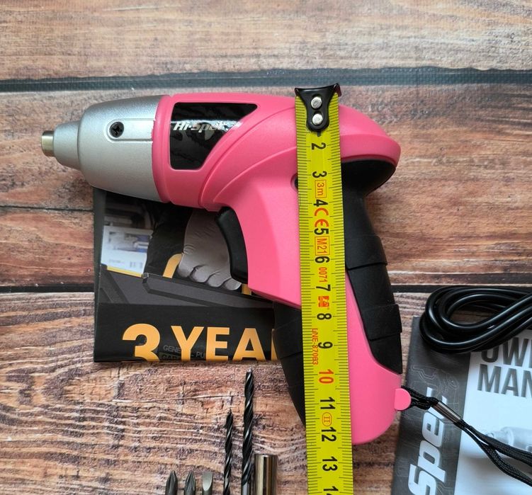 Wkrętarka akumulatorowa w kolorze różowym