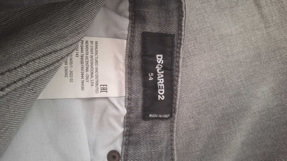 Jeansy Dsquared2 54/XL