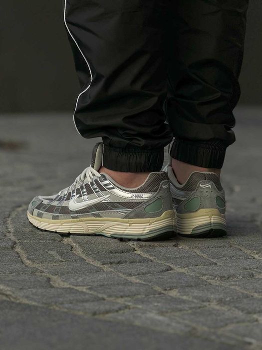 Кроссовки Мужские Nike P6000 Grey Beige Green/Кросівки Чоловічі Найк