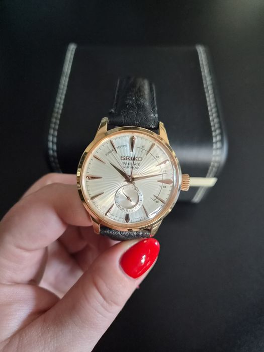Zegarek Seiko Mechaniczny Automatyczny skórzany klasyczny pasek