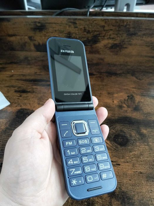 Telefon komórkowy Aiwa FP-24BL Dual SIM Klapka SOS Bluetooth | Sprzedaż outletowa