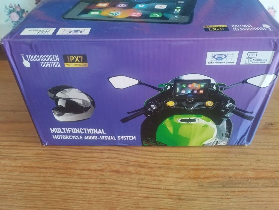 Multimédia moto Carplay e Android auto