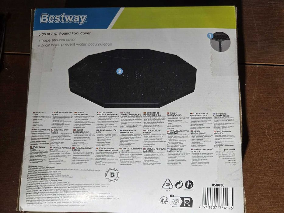 Cobertura Piscina Bestway 305