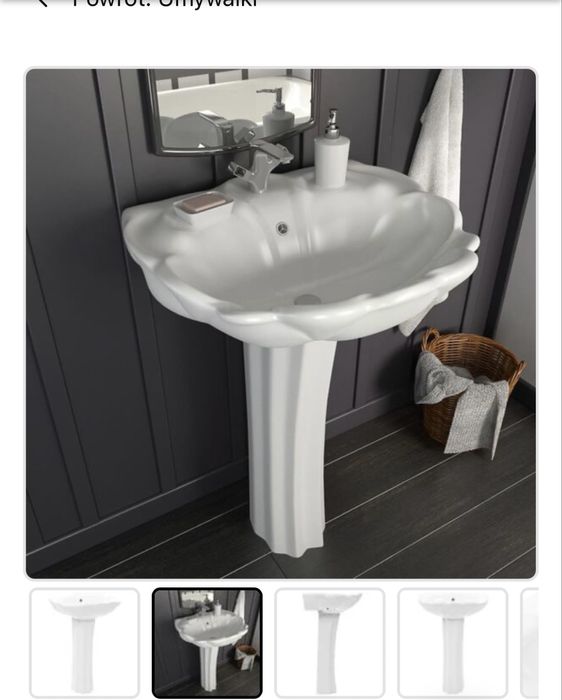 Umywalka stojaca,