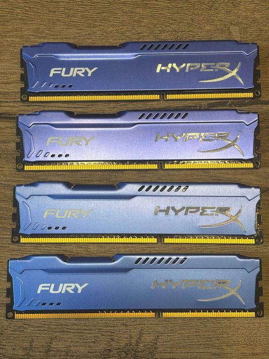 Оперативна пам'ять HyperX Fury 16 GB (4x4 GB) 1866MHz