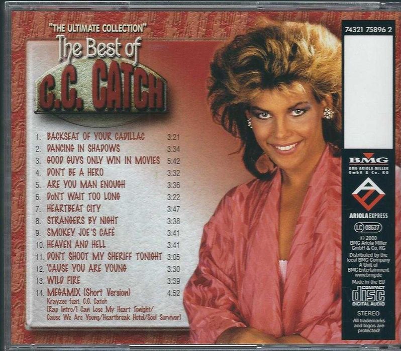 3 CD C.C. Catch - The Best Of (The Ultimate Collection) (2000) (BMG Ar