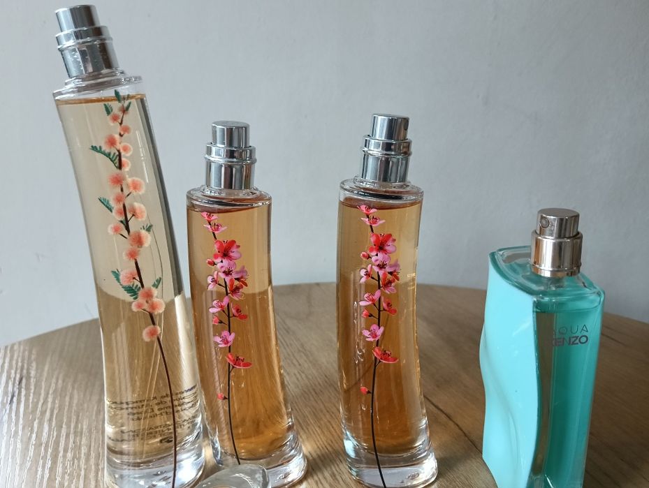 2xKenzo Amour Flower ikebanana 40ml woda perfumowana Kenzo Amour Flower ikebanana Minosa 75ml woda perfumowana Kenzo Aqua 50ml woda Toaletowa
