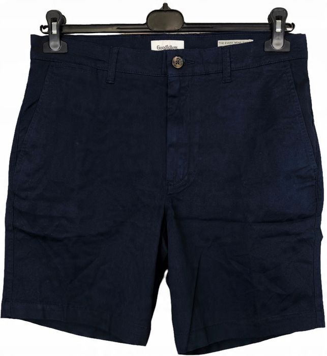 Goodfellow & co casualowe spodenki chino granatowe 32
