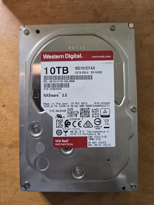 Disco wetern Digital 10tb