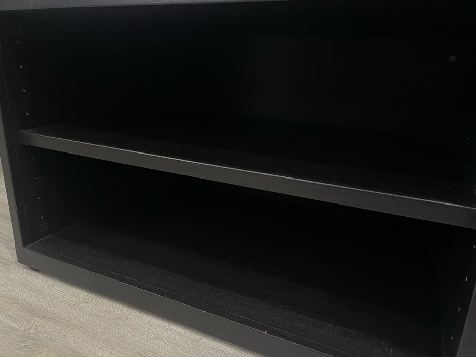 Estrutura Móvel de TV televisão IKEA BESTA preto castanho 120x40x38 cm