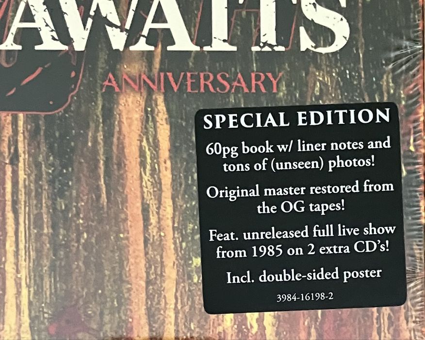 Slayer - Hell Awaits Earbook 40th Anniversary Special Edition