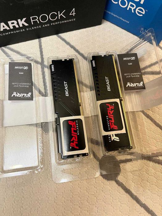 Оперативна пам'ять Kingston Fury Beast Black DDR5 2x16GB 4800MHz CL38  - 32GB