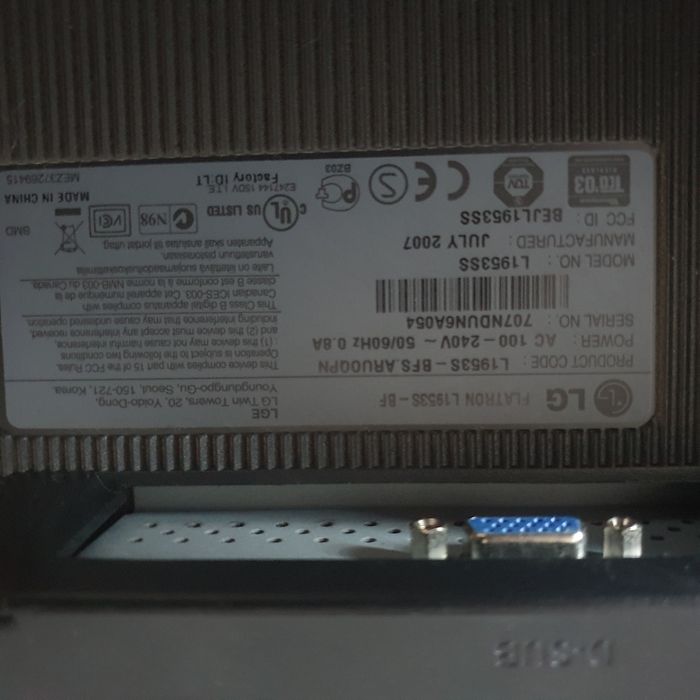 Монітор LG Flatron L1953S