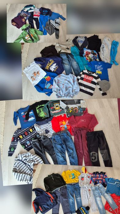 Набори,лоти речей для хлопчика 5-6-7років