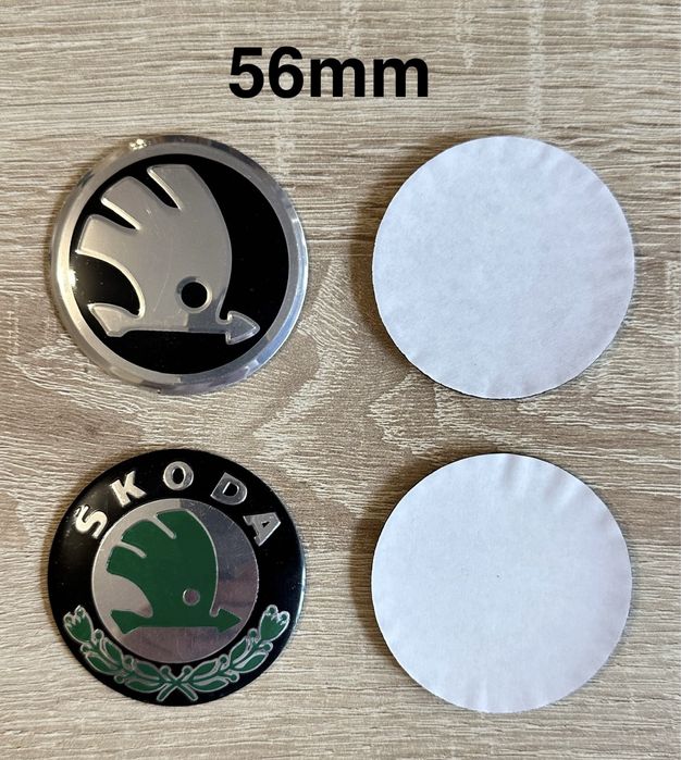 Conjunto 4 Centros Skoda 56mm 60mm 65mm 68mm
