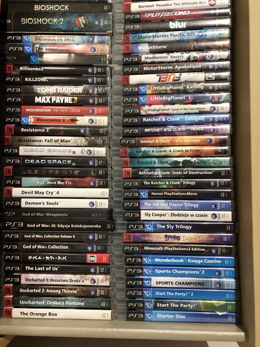 Kolekcja gier PlayStation 3 same premierowe  Pl ps3