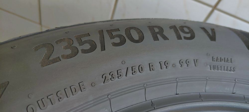 4x 235/50R19 Continental EcoContact 6 99V 2024r A/A/71dB 3 lata gwar.