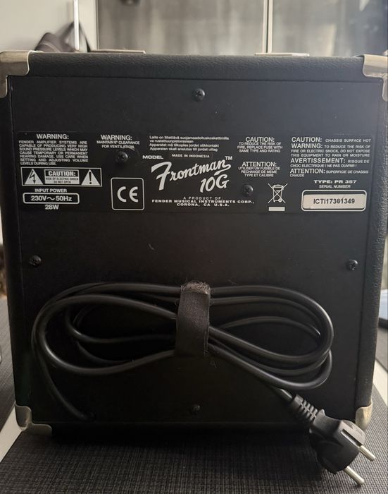 Wzmazniacz z fender frontman 10g