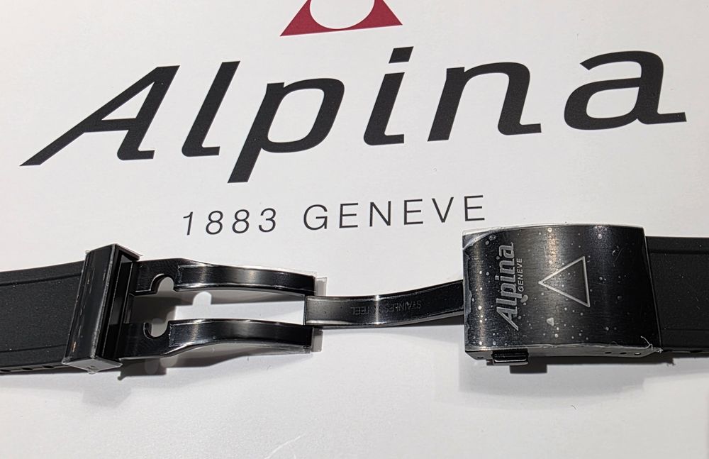 Alpina Geneve NOWY pasek  kauczukowy 22 mm MEGA OKAZJA !!!