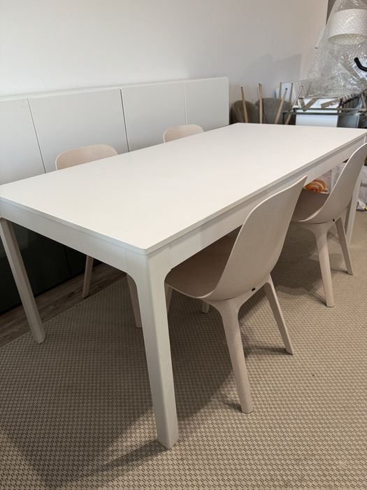 Mesa extensivel branca