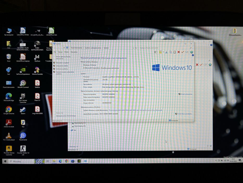 Laptop ASUS Gamingowy 24GB RAM
