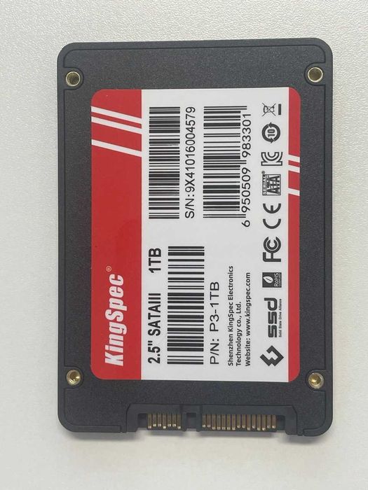 Внутрішній SSD накопичувач KingSpec 1 ТБ 2,5 дюйма SATA III