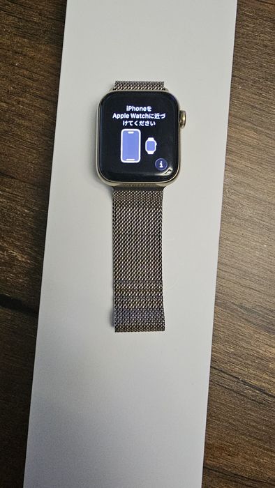 Смарт-годинник сталь Apple Watch Series 6 40mm Gold Stainless Steel Case with Gold Milanese Loop