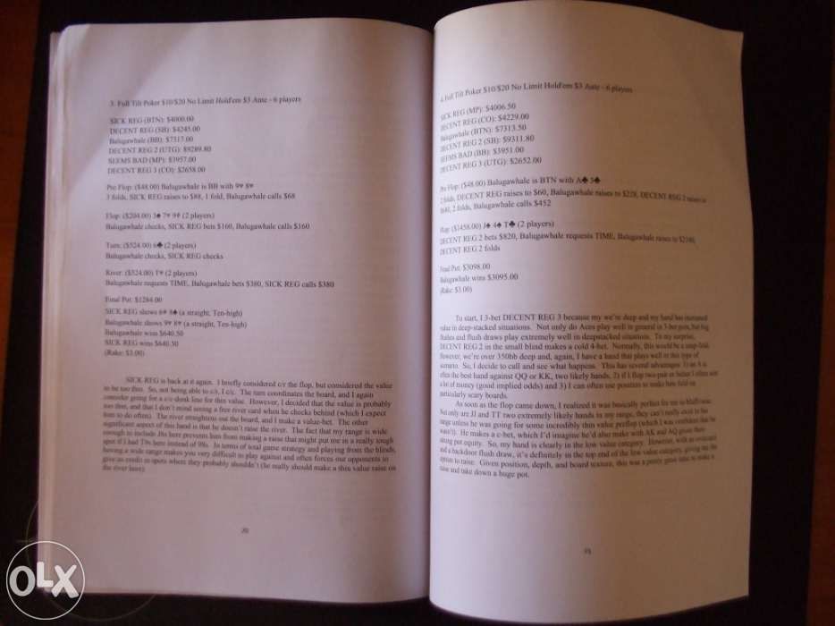 Livro de Poker "Easy Game".