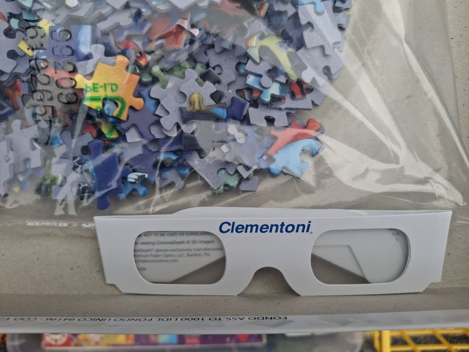 Puzzle Clementoni Magic 3D 1000 Peças com Óculos 3D