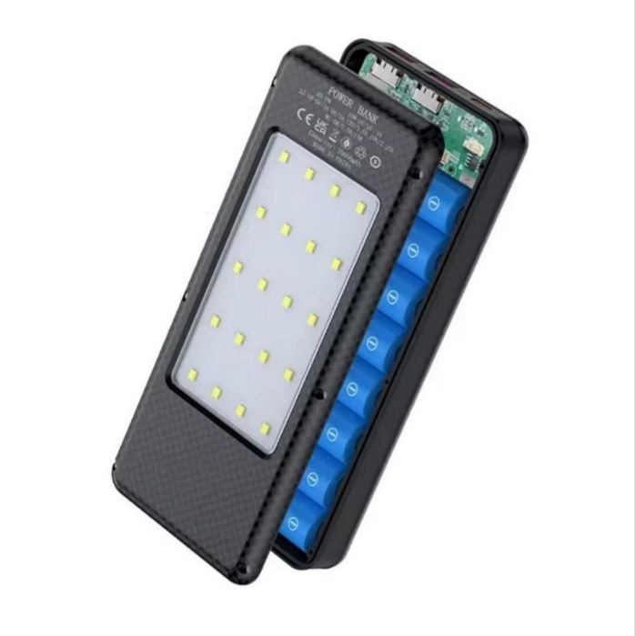Power Bank - повербанк 30000 mAh з бездротовою зарядкою Qi та акум LG