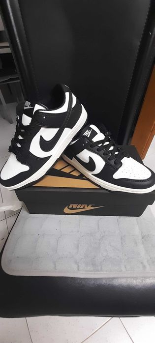 Ténis Dunk Low pretos tamanho 37