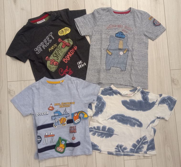 Koszulki t-shirty rozmiar 98 zara coccodrillo 5.10.15