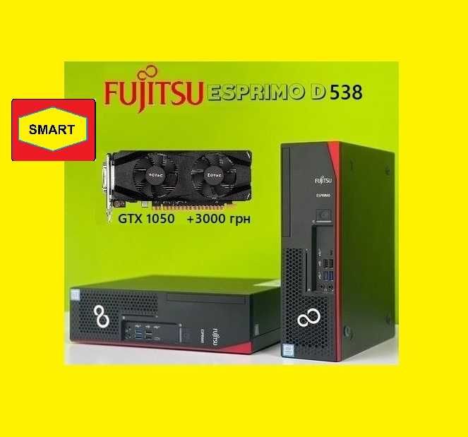 Fujitsu ESPRIMO D538 I3-8100/ 8GB DDR4/ UHD 630/ 128GB SSD
