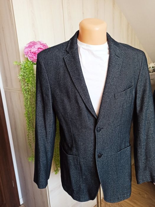 Sg Męska marynarka S , M  elegancka wełniana marynarka męska M S