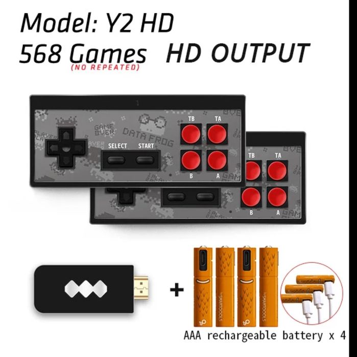 Consola retro com 1400 jogos