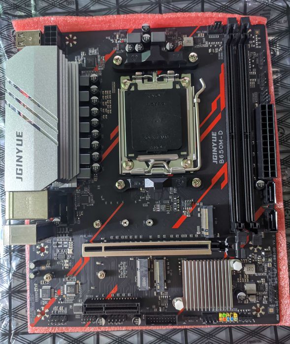 Комплект AM5 | JGINYUE B650M-D + Ryzen 7500F + 32Гб DDR5 (опціонально)