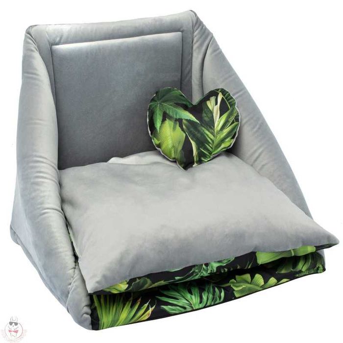 Legowisko Przytulne Kojec Dla Psa Kota Budka Rozmiar S + PODUSIA SERCE