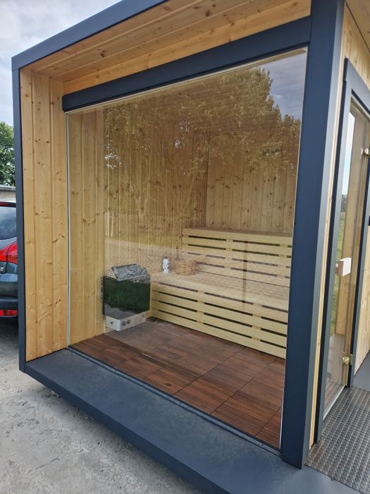 Sauna zewnętrzna ogrodowa
