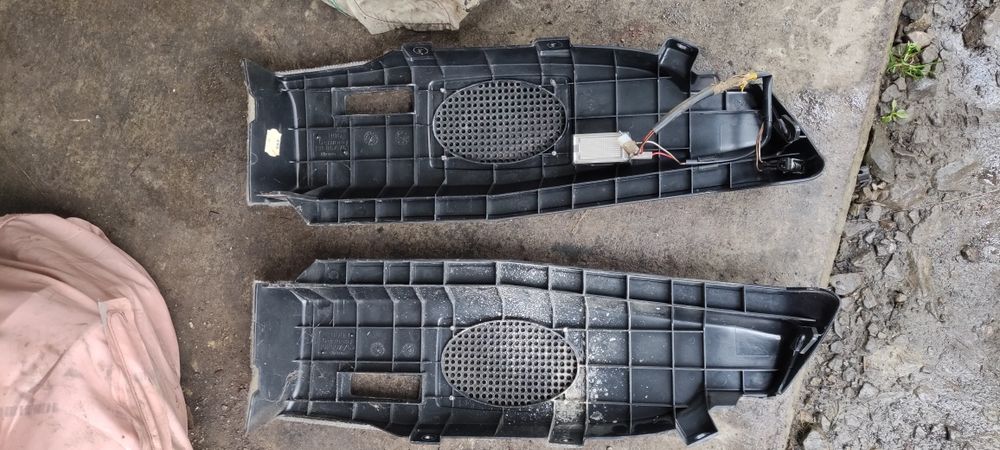 Szare parapety tył mocowania półki podpory oryginał golf 2 prawa lewa