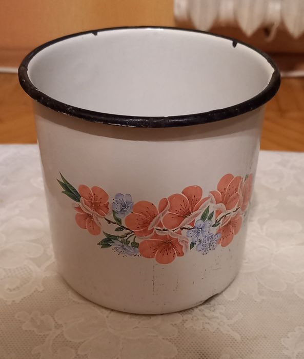 Кружка железная эмалиров.б/у 1литр