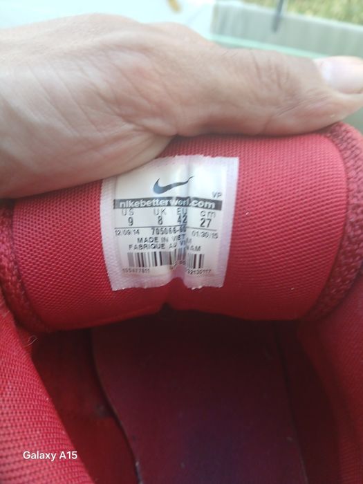 Nike air Python vermelhas