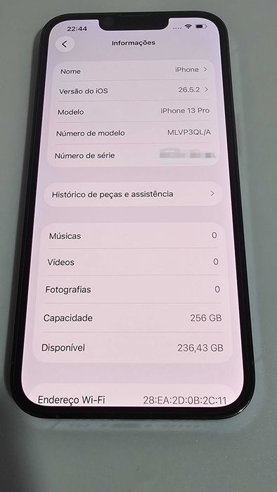 Iphone 13PRO 256GB. 100% Bateria. Muito bom