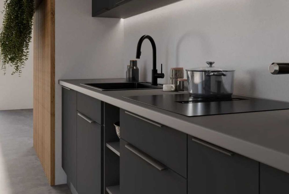 Zestaw mebli kuchennych AGA, niepalcujące fronty, szafki na sztuki !!!